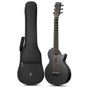 Carbon Fiber Acoustic Travel Guitar - Enya Nova Go Mini - Black