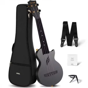 Carbon Fiber Ukulele Soprano - Enya Nova U Mini - Black