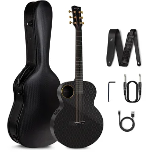 Smart Carbon Fiber Electro-Acoustic Guitar Enya X4 Pro Mini/S4.EQ